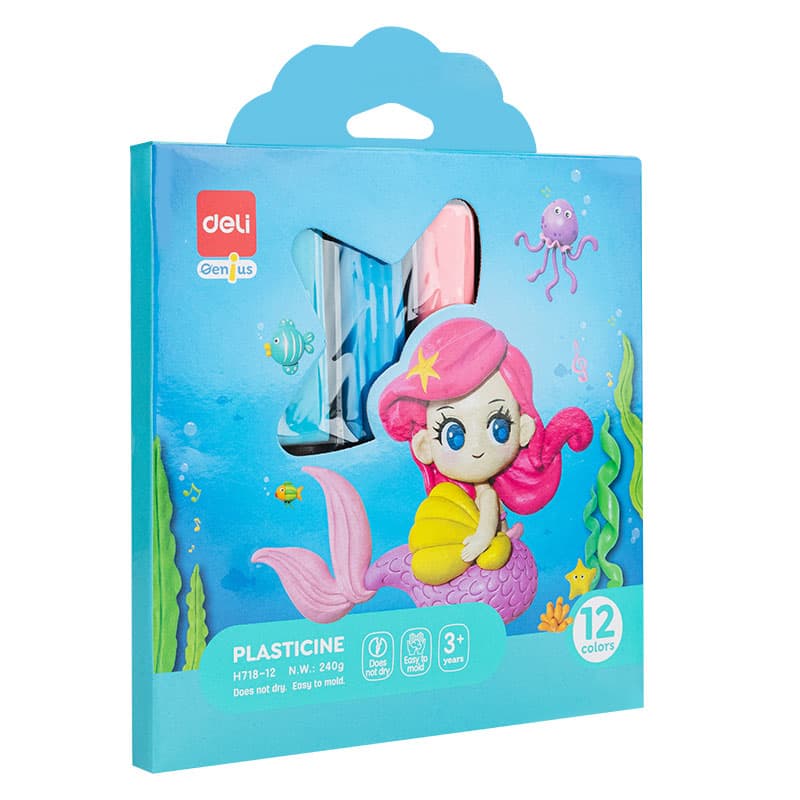 Deli Cutie plastilina 12 culori