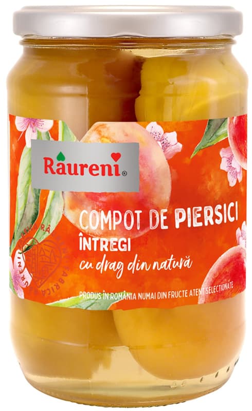 Raureni Compote whole peaches