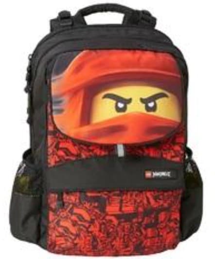 Lego Hansen Core Line Ghiozdan scoala, design Ninjago Red