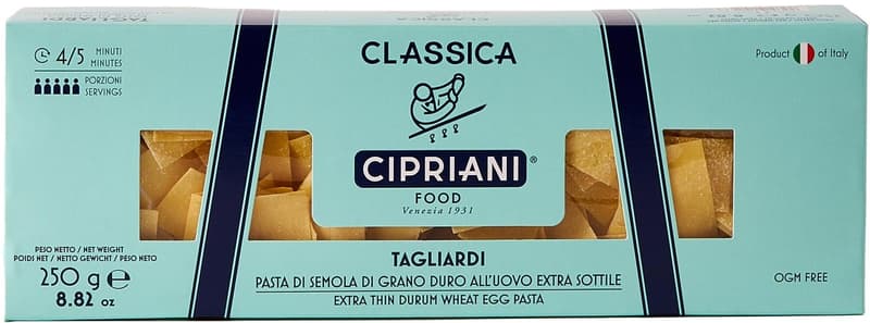 Cipriani Tagliardi all'uovo Paste cu ou