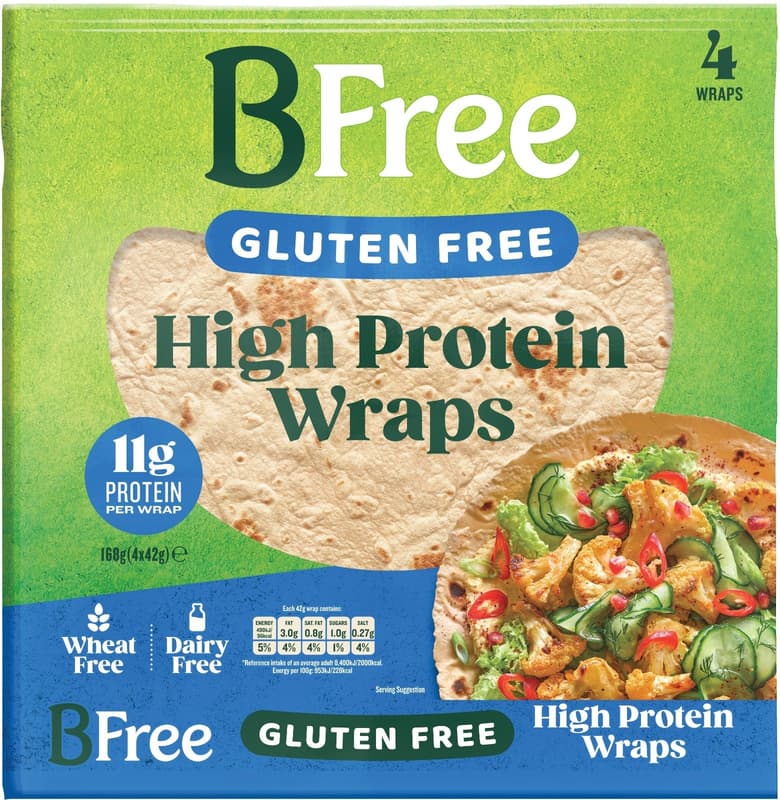 Bfree Tortilla Wraps cu continut ridicat de proteine fara gluten