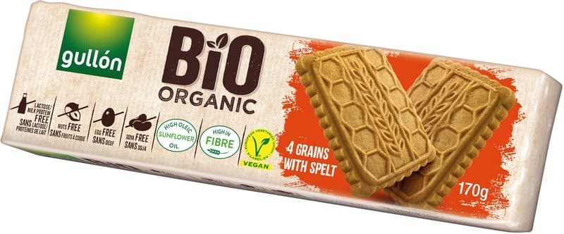 Gullon ECO Biscuiti vegani cu 4 cereale