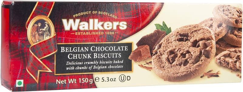 Walkers Biscuiti cu bucati de ciocolata