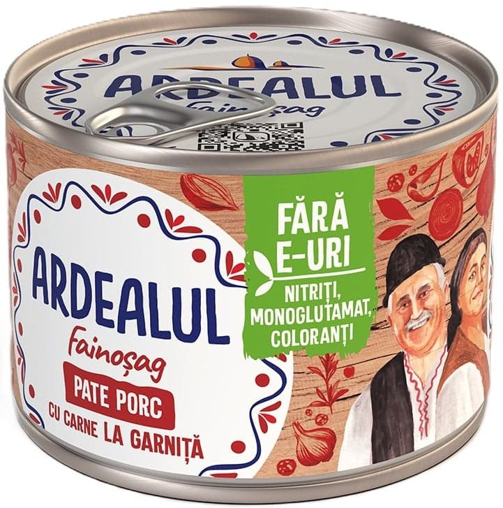 Transylvania Pork pate with garnished meat