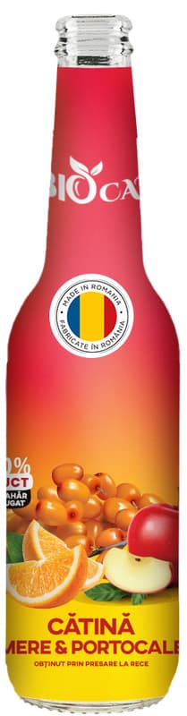 Biocat Suc de catina cu mar si portocale sticla