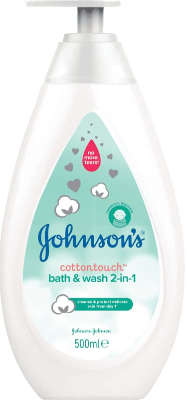 Johnson's Baby Cottontouch 2-in-1 Wash & Shampoo for Newborns