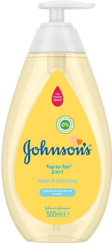 Johnson's Baby Lotiune 2 in 1 de spalare si sampon, din cap pana-n picioare