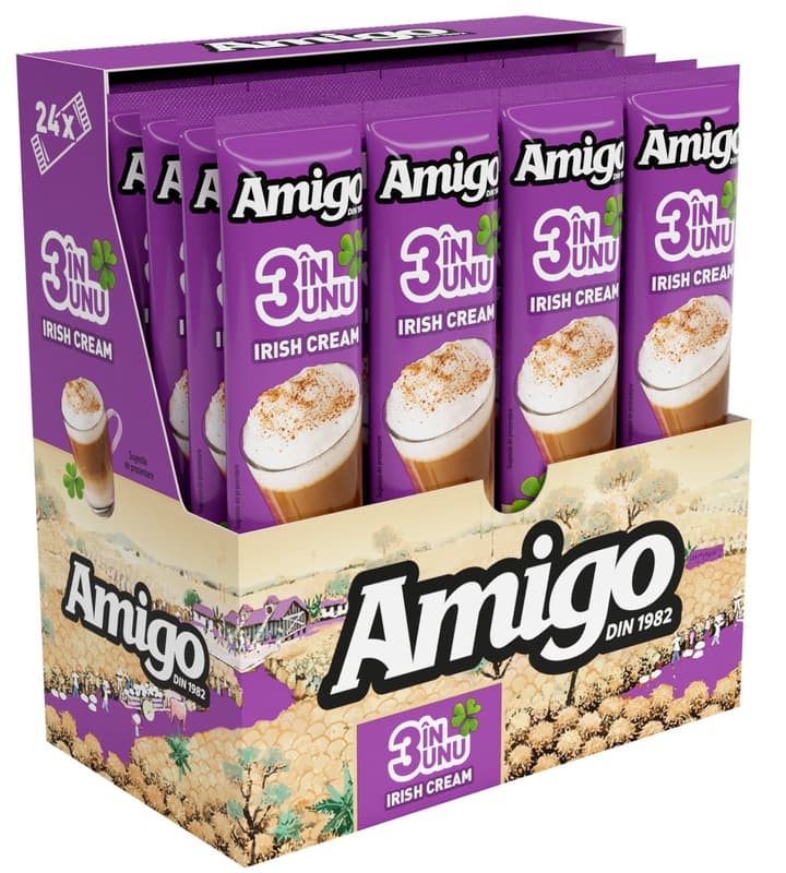 Cafea solubila Amigo 3in1 Irish Cream, 13g