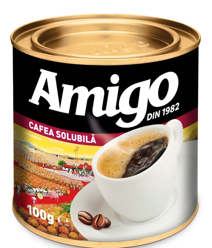 Amigo Cafea solubila cutie metalica