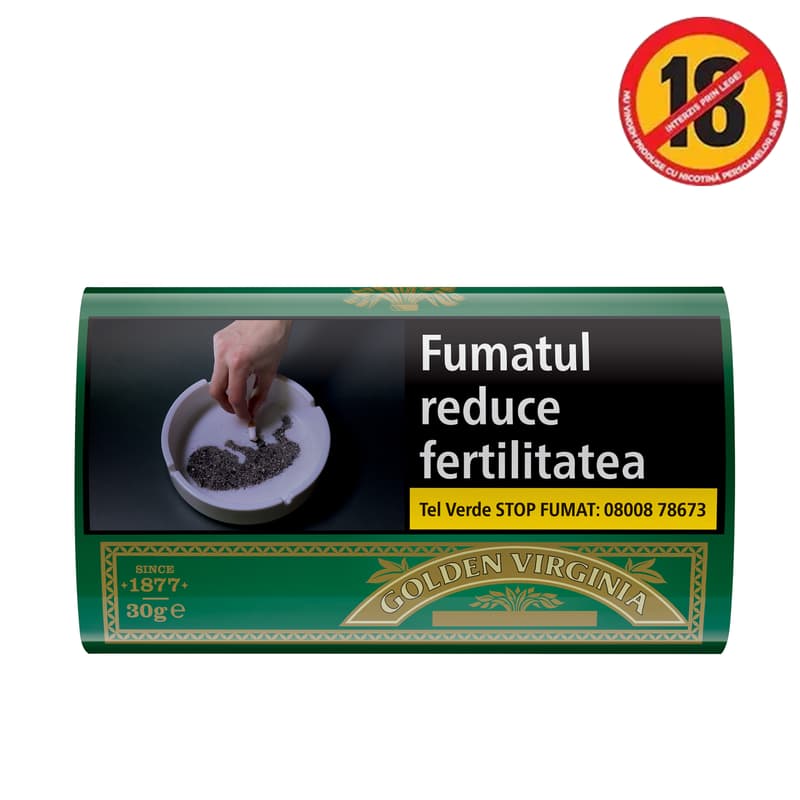Golden Virginia Original Tutun verde pentru rulat