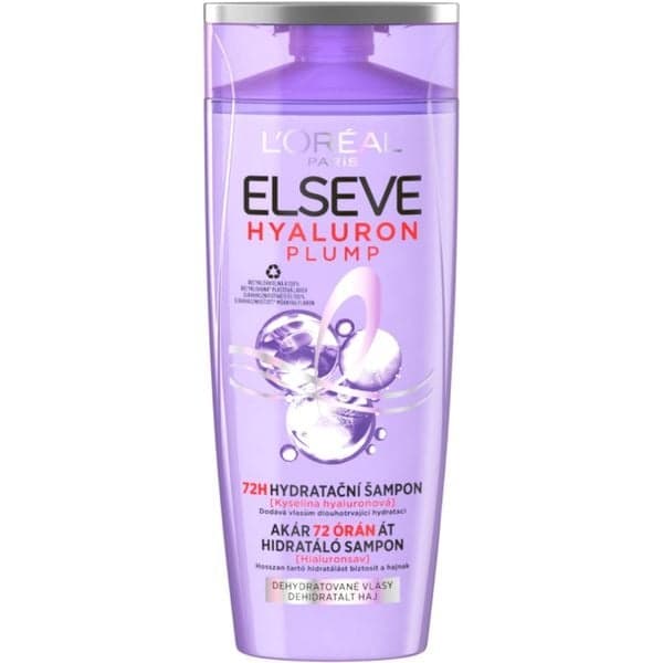 Elseve Hyaluron Plump Sampon pentru par deshidratat