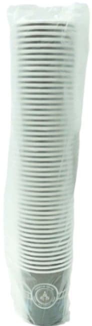 Cardboard cup set, black/white, 200 ml