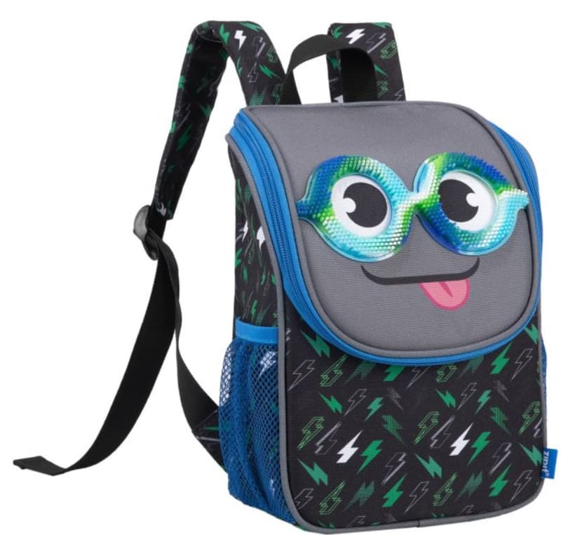 ZIPIT Sensory Black Mini Backpack