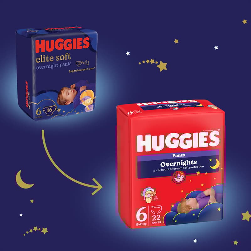Huggies Pants Overnights nr. 6, 15-25 kg