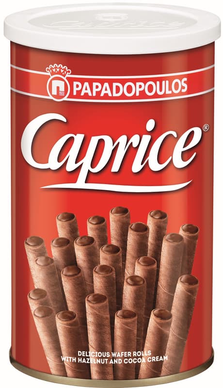 Caprice Wafer rolls with hazelnuts and cocoa