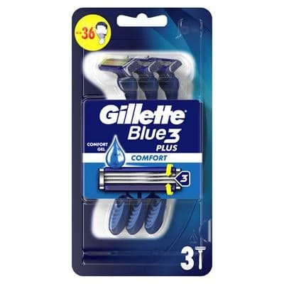 Gillette Blue Comfort 3 Plus 3-Blade Razor
