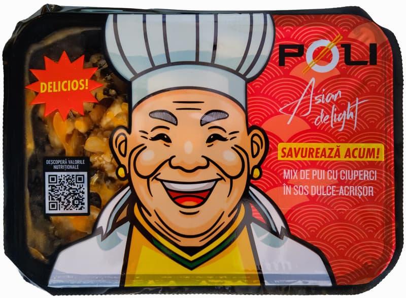 POLI Mix de pui cu ciuperci si orez