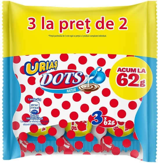 Dots Natur Urias Mpk (2+1*51g)