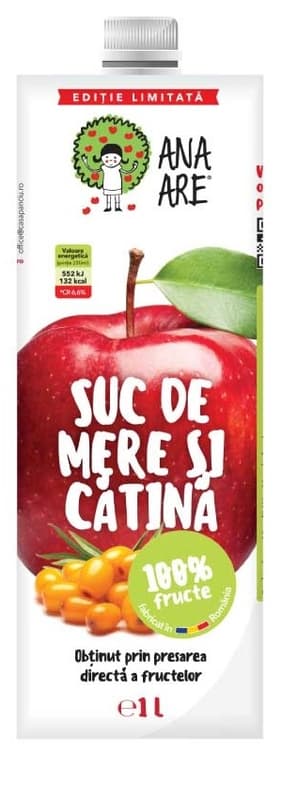 Ana Are Sea Buckthorn and Sweet Apple Juice