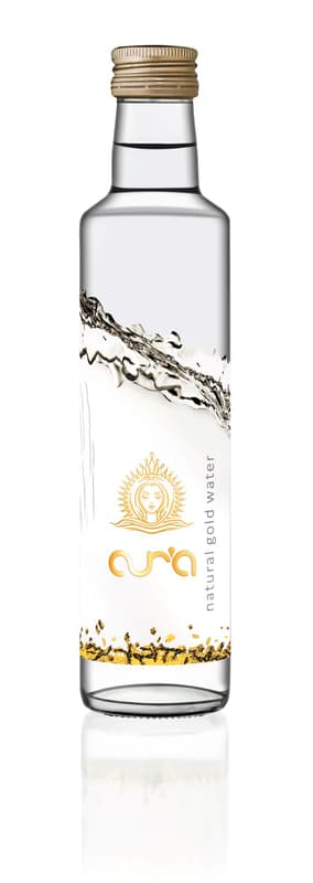 Aur'a Natural Gold Apa de izvor alcalina plata