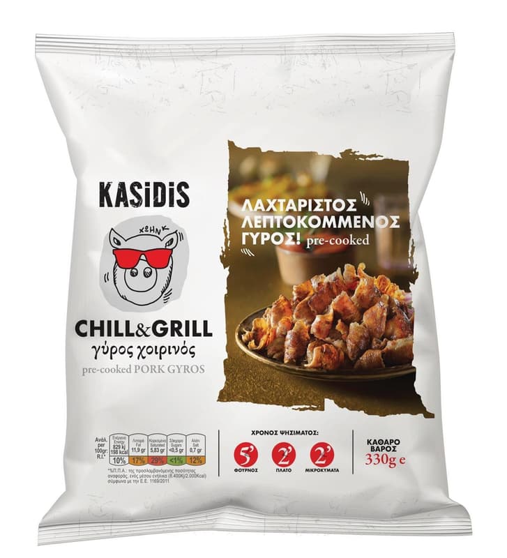 Kasidis Gyros de porc
