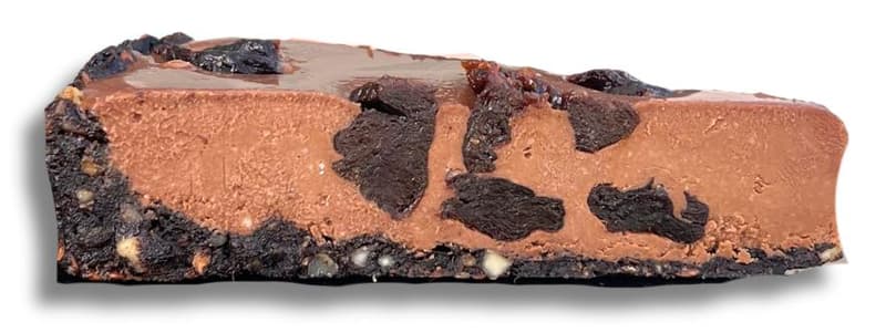 Rawmantic Vegan tart with cocoa and plums