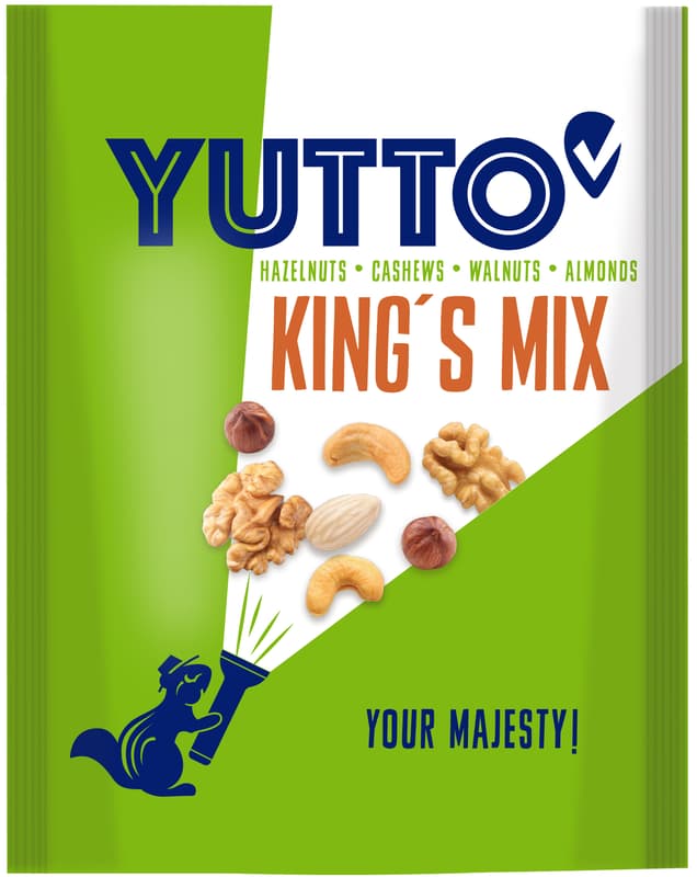 Yutto King's Mix caju, nuci, migdale, alune de padure