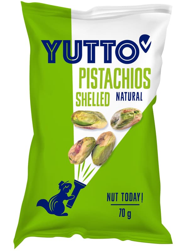 Yutto Natural shelled pistachios