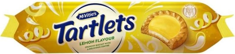 McVitie's Tartlets Biscuits with lemon flavor
