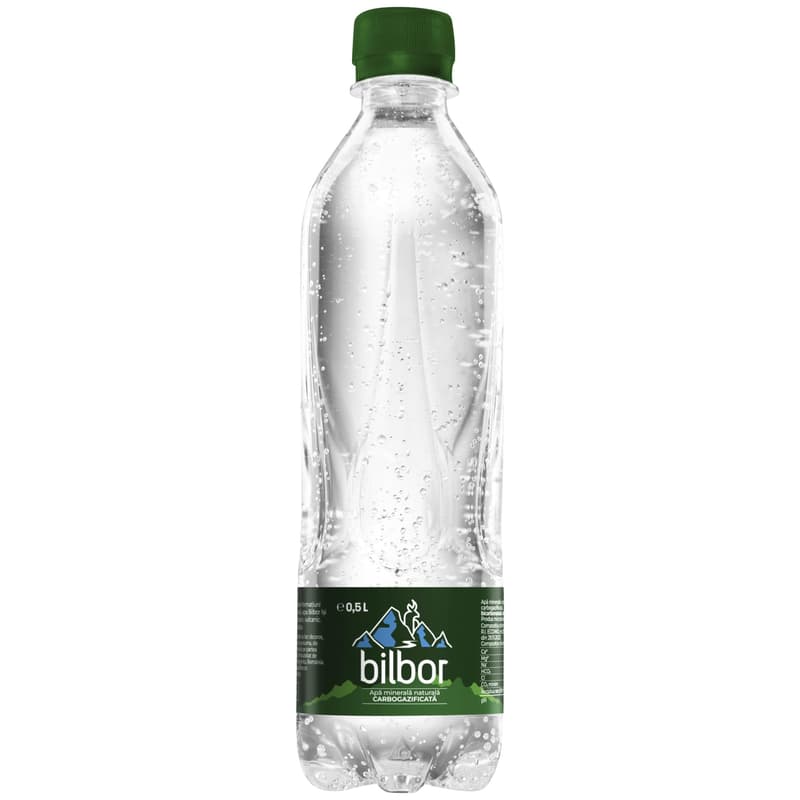 Bilbor carbonated natural mineral water