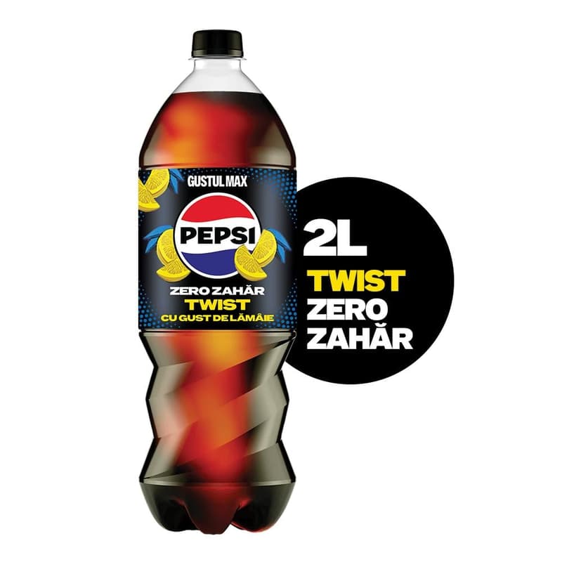 Pepsi Twist Zero Zahar Bautura racoritoare carbogazoasa pet