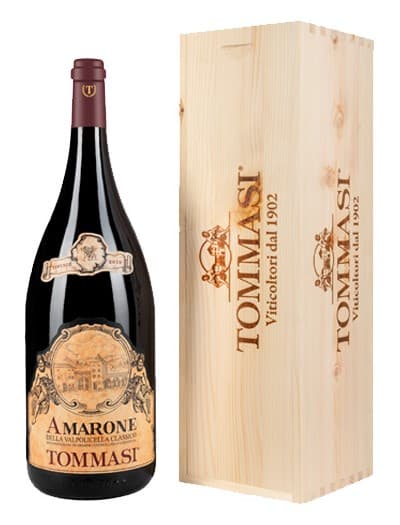 Amarone Tommasi Dry red wine wooden box