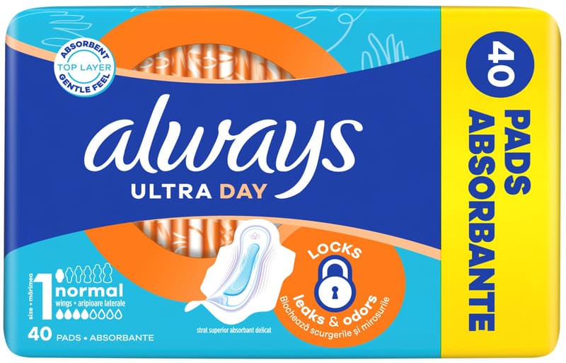 Always Ultra Normal Absorbante periodice, marimea 1