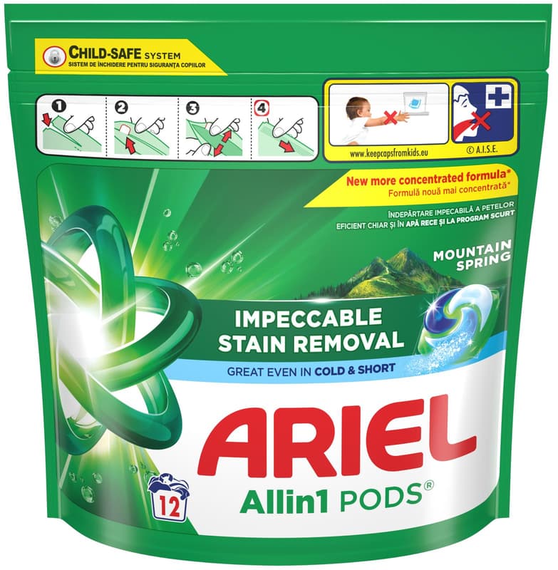 Ariel Mounting Spring PODS Detergent capsule