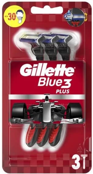 Gillette Blue 3 Nitro Disposable Razors, 3 Blades