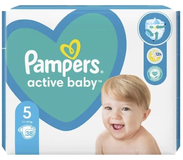 Pampers Active Baby Scutece marimea 5, 11 - 16 kg