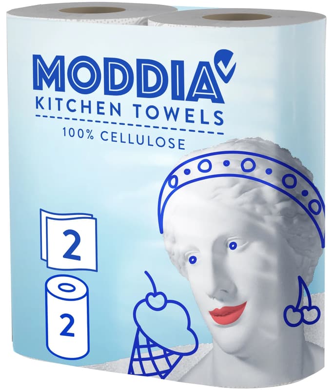 Moddia Prosoape de bucatarie, 2 straturi, 50 foi