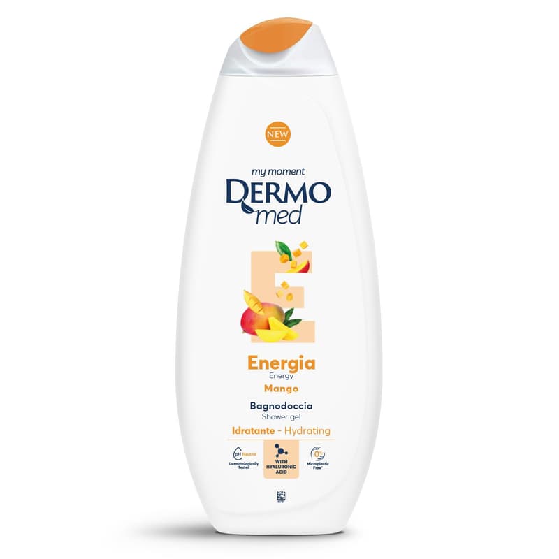 Dermomed Energia Gel de dus cu parfum de mango