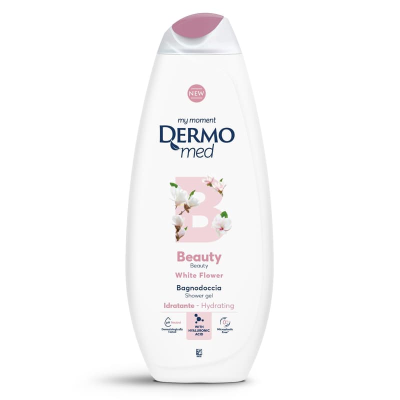 Dermomed Beauty White Flower Scent Shower Gel