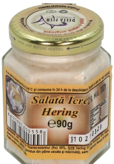 Herring roe salad