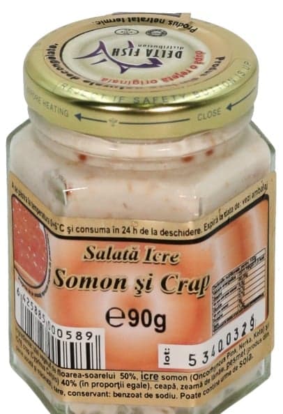 Delta Fish Salata de icre de somon si crap (40% icre)