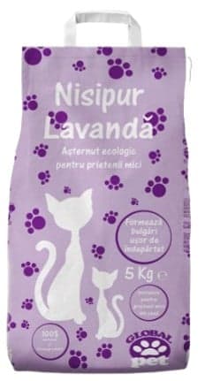 Nisipur Asternut ecologic pentru pisici, lavanda