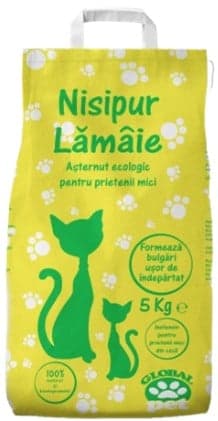 Nisipur Asternut ecologic pentru pisici, lamaie