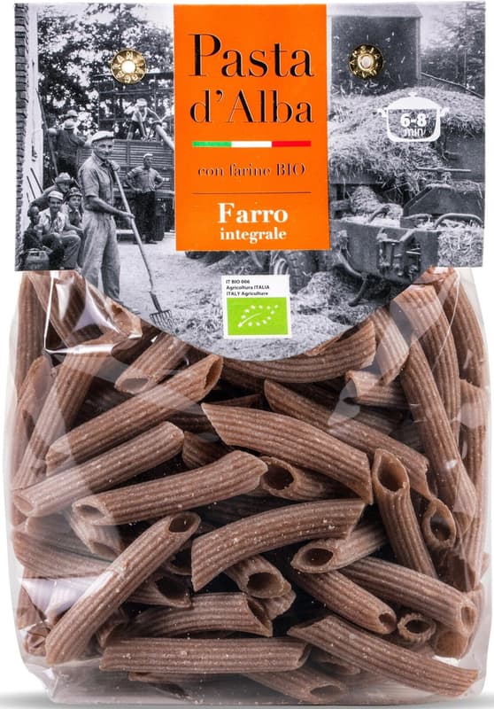 Pasta d'Alba ECO whole wheat penne pasta from spelled
