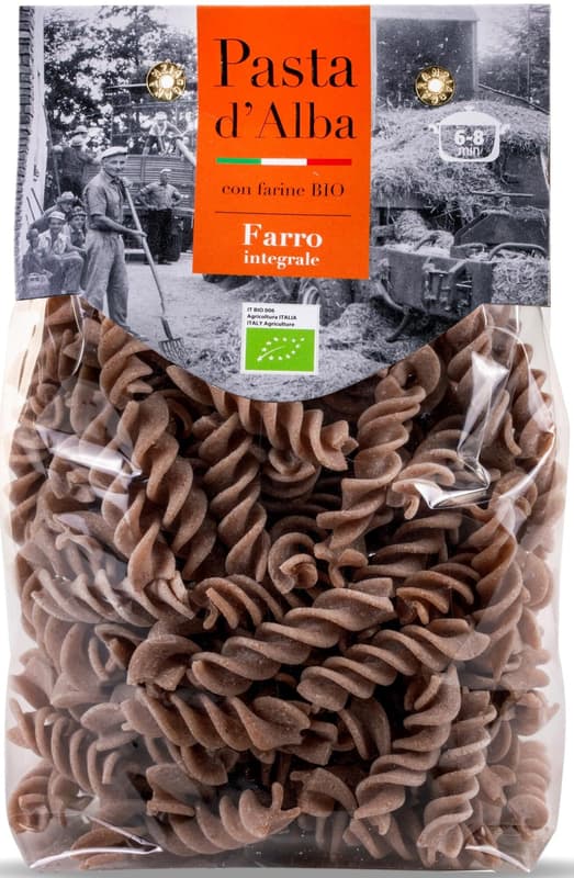 Pasta d'Alba ECO Paste integrale fusilli din spelta