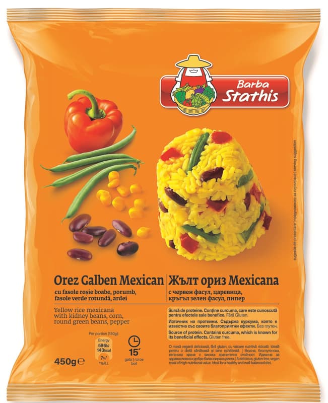 Barba Stathis Amestec orez cu legume mexicane