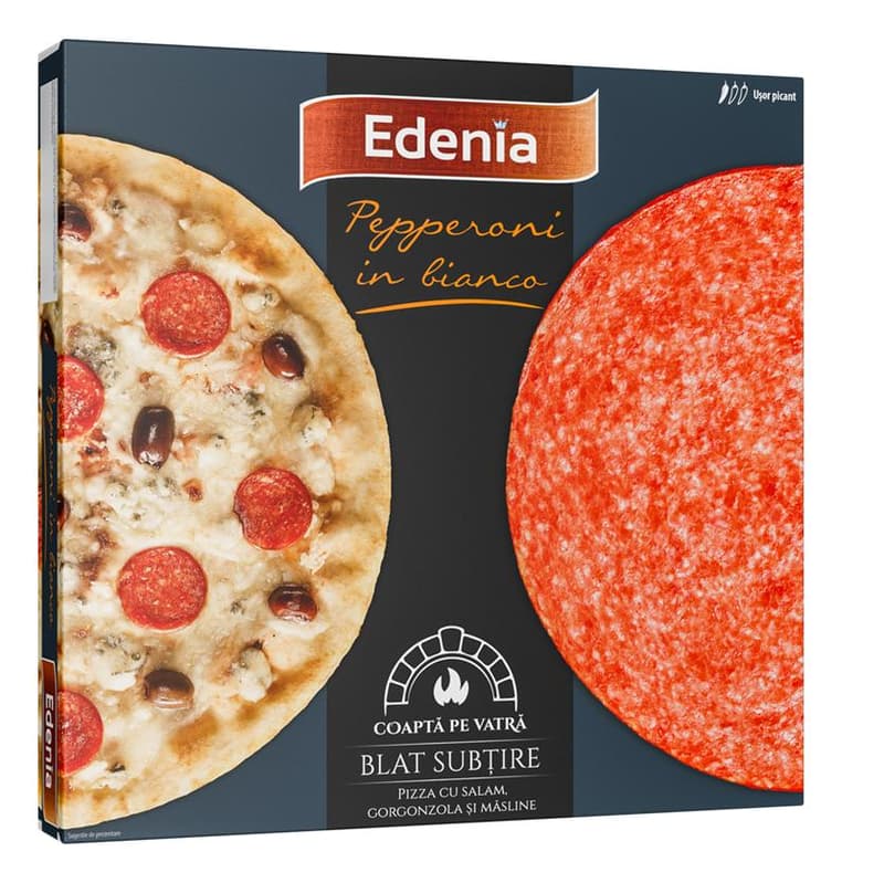 Edenia Pizza Pepperoni in bianco