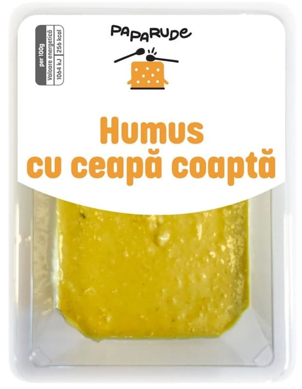 Paparude Humus cu ceapa coapta