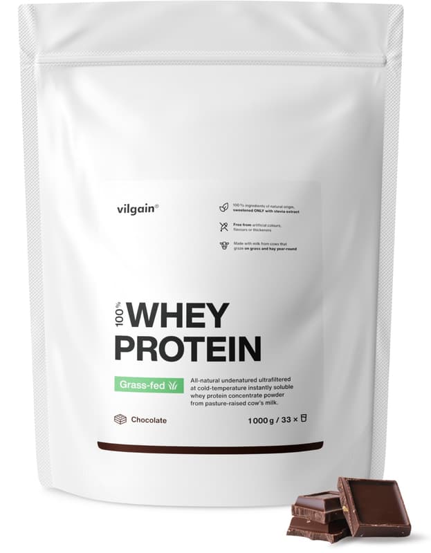 Vilgain Grass-Fed Chocolate Protein Powder