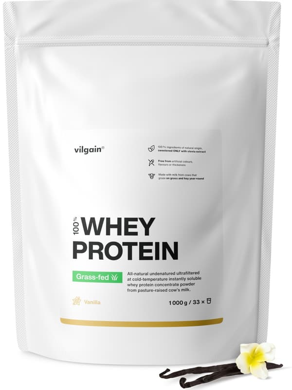 Vilgain Grass-Fed Pudra proteica vanilie